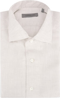 Corneliani Overhemd met lange mouwen Beige - 41 (L)