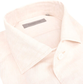 Corneliani Overhemd met lange mouwen Beige - 43 (XL)