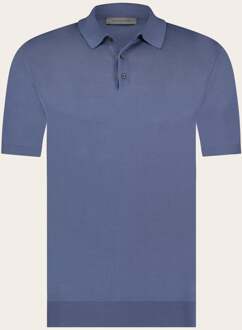 Corneliani Polo shirt met korte mouwen van zijde