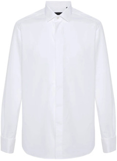 Corneliani Witte Overhemden Corneliani , White , Heren - L,M,4Xl