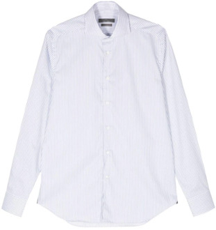 Corneliani Witte Overhemden voor Heren Corneliani , White , Heren - 2Xl,Xl,L,M,4Xl,3Xl