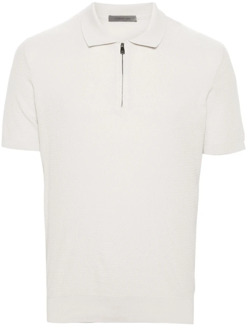 Corneliani Witte T-shirts en Polos Corneliani , White , Heren - 2Xl,Xl