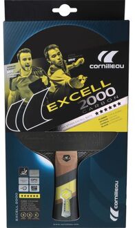 Cornilleau Excell 2000 Carbon bat indoor Zwart