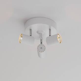 Correct plafondspot 3-lamps mat wit