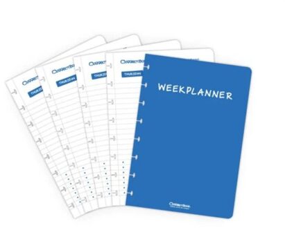 Correctbook A5 set met 5 planner paginas