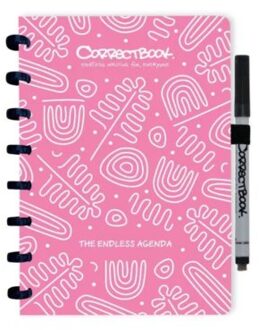 Correctbook Agenda Correctbook A5 blossom pink tijdloos