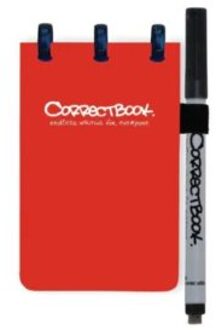 Correctbook Notitieboek Correctbook A7 blanco 40blz horizon red