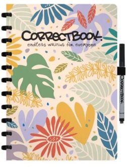 Correctbook notitieboek original, a4, blanco, botanical beauty