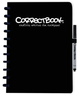 Correctbook notitieboek original, a4, blanco, ink black