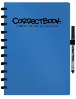 Correctbook original a4 earthy blue, blanco