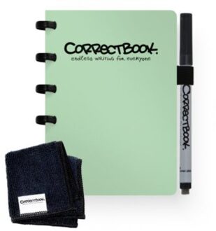 Correctbook original a6 misty mint, blanco