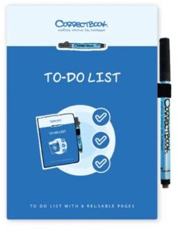 Correctbook Scratch to-do list - Uitwisbaar / Whiteboard Notitieboek