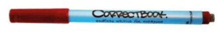 Correctbook stift rood 1,0 mm