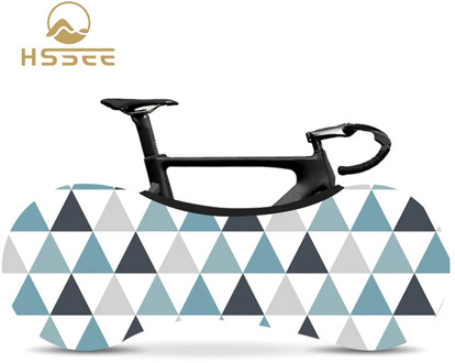 Corrugated Series Bike Cover Simple and Stylish Road Bike Dust Cover Quality Elastic Fiber Bike Cover Indoor Tire Dust Cover