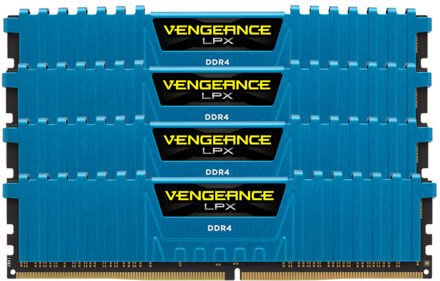 Corsair DDR4 16GB PC 2800 CL16 CORSAIR KIT (4x4GB) Vengeance Blue retail