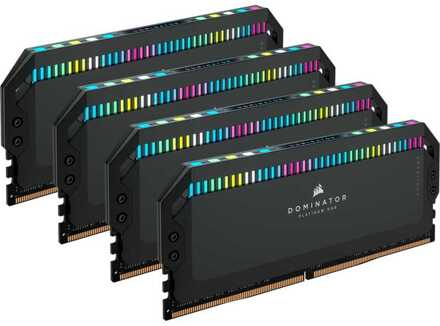 Corsair DRAM Memory Kit DOMINATOR PLATINUM RGB - 64GB (4 x 16 GB Kit) - DDR5 6200 MHz C32