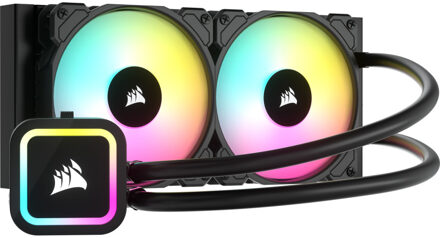 Corsair H100x RGB ELITE CPU-vloeistofkoeler Waterkoeling