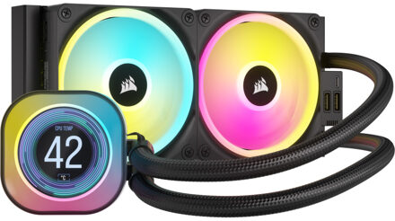 Corsair iCUE LINK H100i LCD Liquid CPU Cooler Waterkoeling