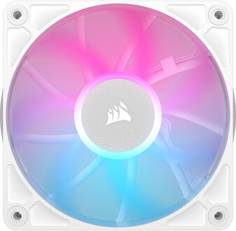 Corsair iCUE LINK RX120 RGB White 120 mm PWM-fan, Single Fan Case fan