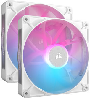 Corsair iCUE LINK RX140 RGB white 140 mm PWM-fan, Starterskit Case fan