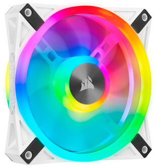 Corsair koeler CORSAIR 120*120*25 QL120 RGB LED Fan WHITE, Single