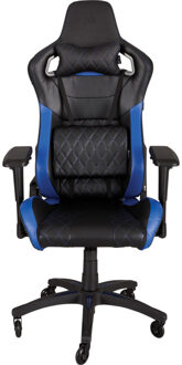 Corsair t1 race racestoel - zwart/blauw Blauw#Zwart
