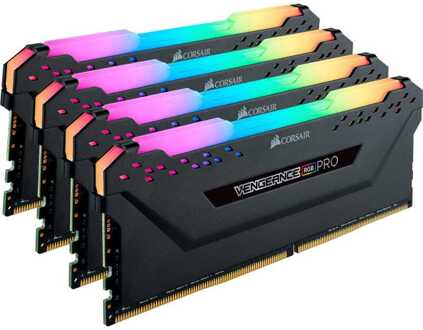 Corsair Vengeance RGB PRO - DDR4 - kit - 32 GB: 4 x 8 GB - DIMM 288-pin - 3600 MHz / PC4-28800 - unbuffered