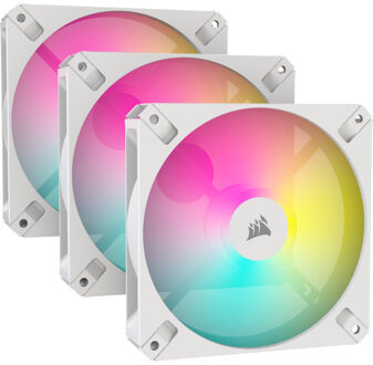 Corsair Ventilator 120*120*25 AR120 White iCUE RGB Triple Pack