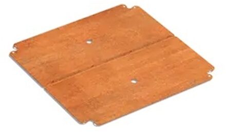 Cortenstaal bodemplaat CARREZ Connect 70x70cm.