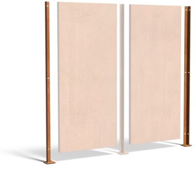 Cortenstaal hoekpaal