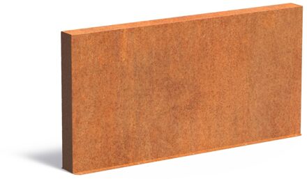 Cortenstaal muur 200x15x100cm.