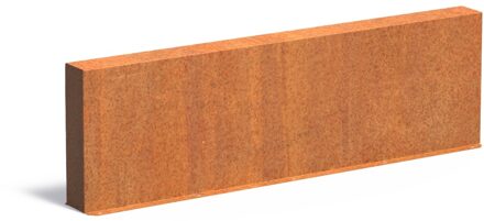 Cortenstaal muur 200x15x60cm.