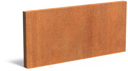 Cortenstaal muur 300x15x135cm.