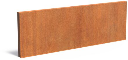 Cortenstaal muur 400x15x135cm.