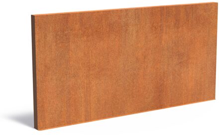 Cortenstaal muur 400x15x200cm.