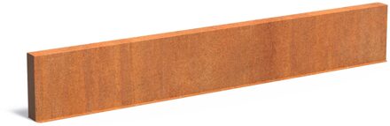Cortenstaal muur 400x15x60cm.