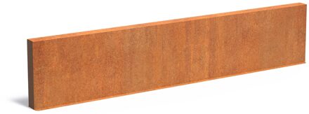 Cortenstaal muur 400x15x80cm.