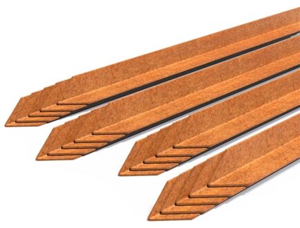 Cortenstaal piketpalen