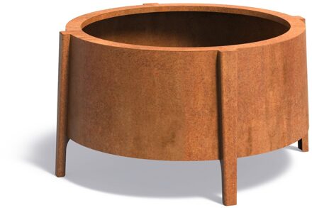 Cortenstaal plantenbak Botan 100x60cm.