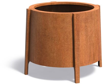 Cortenstaal plantenbak Botan 80x75cm.