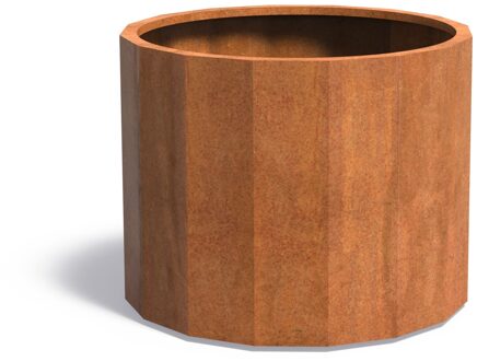 Cortenstaal plantenbak Boxer 100x80cm.
