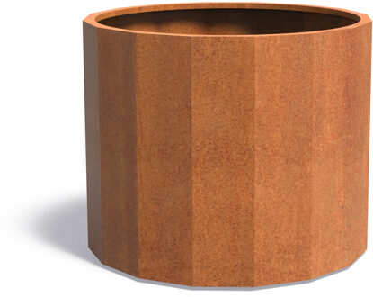 Cortenstaal plantenbak Boxer 120x100cm.