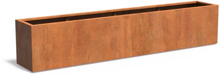 Cortenstaal plantenbak CARREZ 300x50x60cm.