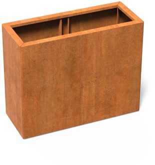 Cortenstaal plantenbak CARREZ Connect 100x40x80cm.