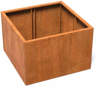 Cortenstaal plantenbak CARREZ Connect 120x120x80cm.