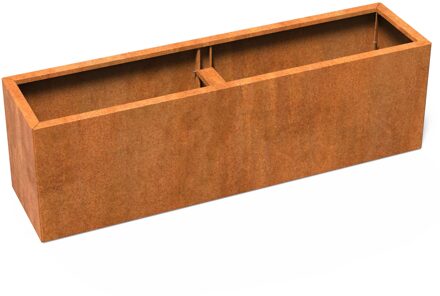 Cortenstaal plantenbak CARREZ Connect 200x50x60cm.