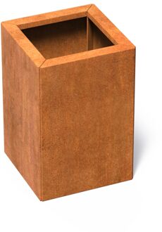 Cortenstaal plantenbak CARREZ Connect 40x40x60cm.