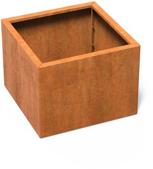 Cortenstaal plantenbak CARREZ Connect 80x80x60cm.