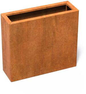 Cortenstaal plantenbak CARREZ Connect 90x30x80cm.