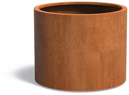 Cortenstaal plantenbak CIRCUM 100x80cm.